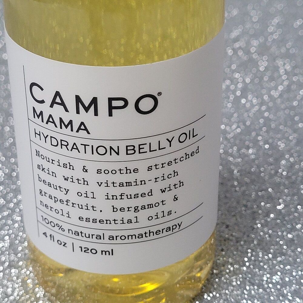 Campo Mama Hydration Belly Oil Stretch Mark Relief Large Size 4 fl oz New Sealed - Picture 6 of 8